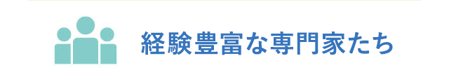 経験豊富な専門家たち